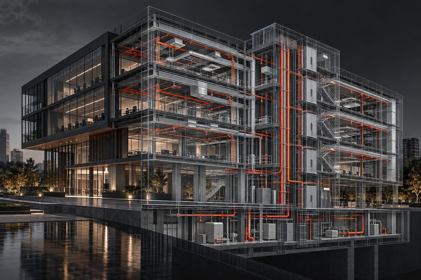 Visualização de projeto complementar em BIM